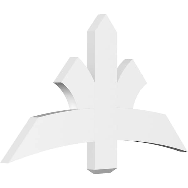 Ekena Millwork Davenport Architectural Grade PVC Gable Bracket, 48"W x 26"H x 2"D x 6"F, 13/12 Pitch GBP048X26X0206DAV00 - main